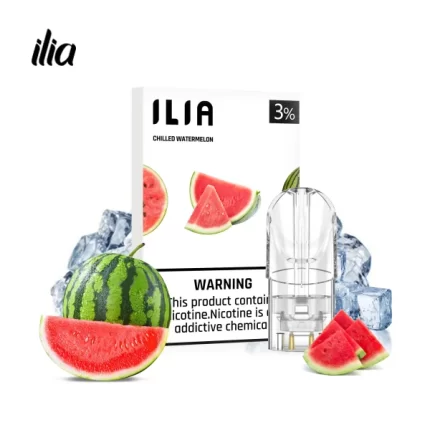 【冰鎮西瓜】ILIA菸彈 莉亞電子煙彈一代 透明發光彈 2.5ml/3顆裝