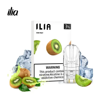 【奇異果】哩啞電子煙彈 ILIA 台灣官網 一代電子霧化彈 2.5ml大容量/3顆裝