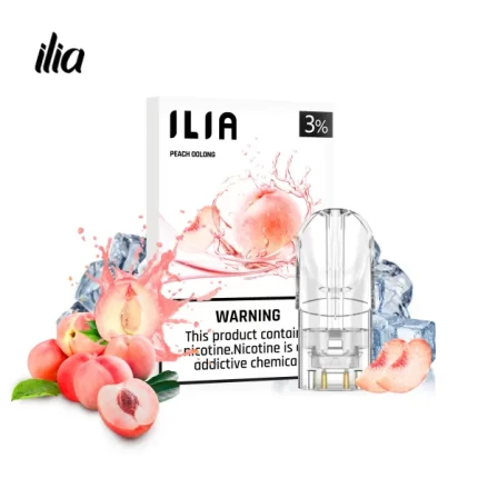 【白桃烏龍】ILIA 煙彈 哩亞電子煙一代透明彈 通配各式1代煙桿 2.5ml/3顆