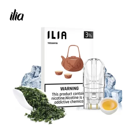 【鐵觀音】ILIA煙彈 哩亞電子煙彈1代 透明發光彈 2.5ml大容量/3顆裝