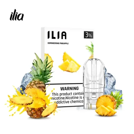 【霸氣菠蘿】ILIA煙彈官網 哩亞一代透明發光煙彈 通配一代煙桿 2.5ml/3顆裝
