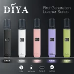 【果味棒】DIYA皮革主機 叮啞電子煙一代煙桿 雙段功率調節 液晶顯示