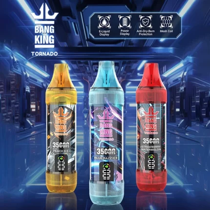 【果味棒】Bang King 35000口拋棄式電子煙 23ml大容量煙油