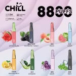 【果味棒】鴨嘴獸CHILL 8800口一次性電子菸 8ml大容量煙油