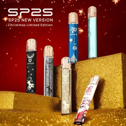 【果味棒】SP2S主機聖誕限定 鹿頭、雪花、聖誕老人 一代鍍鈦色金屬煙機